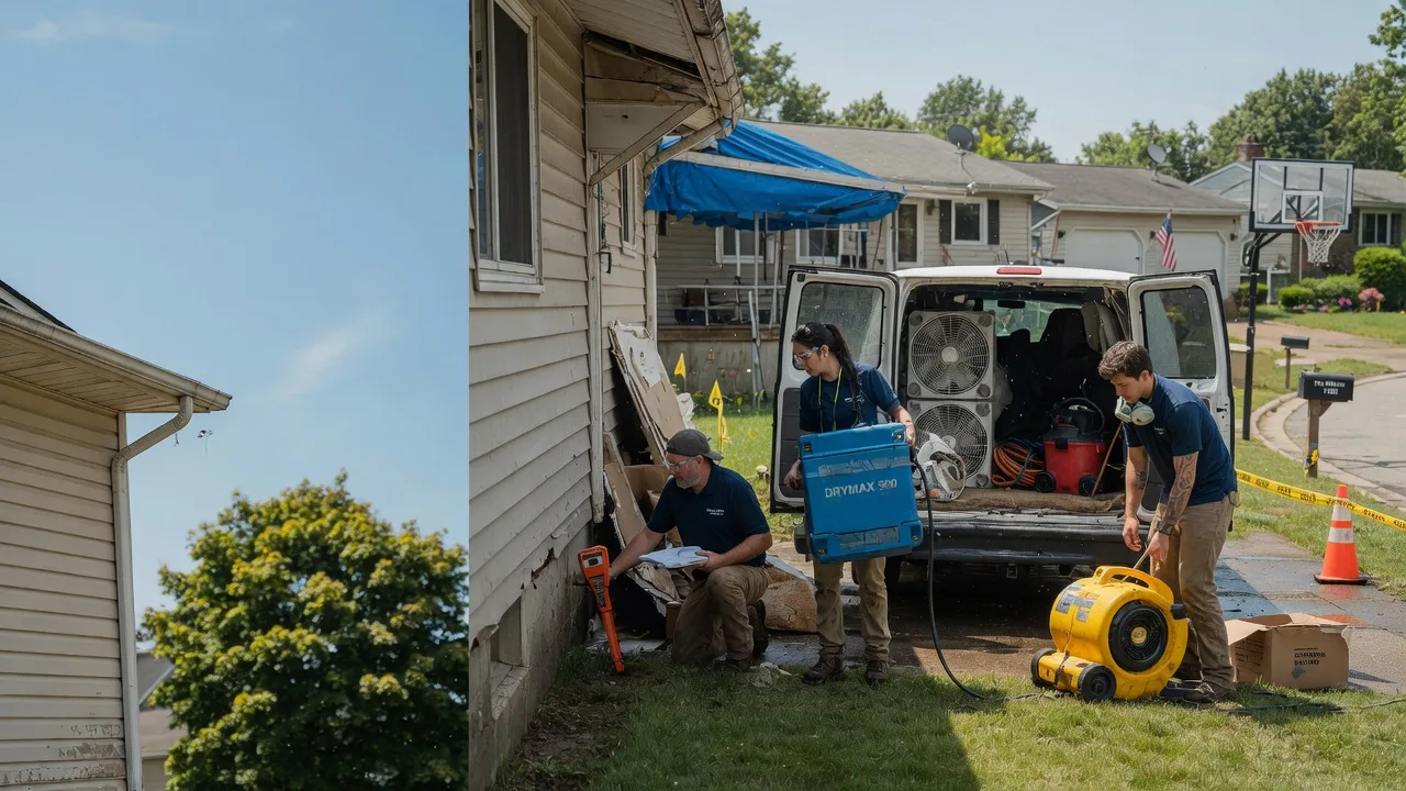 Ceiling Leak Cleanup in Dent, MN near me